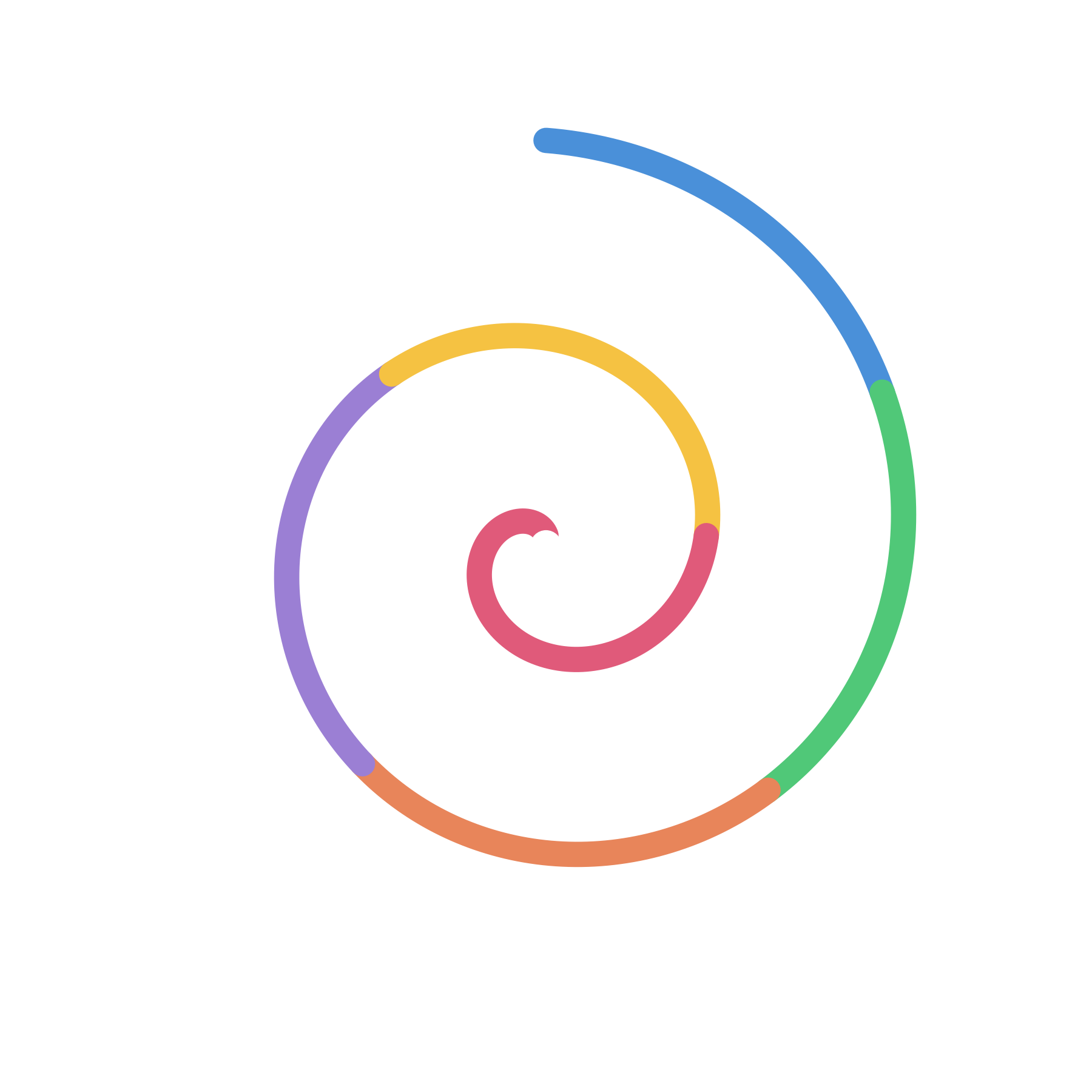 Research Agora spiral logo